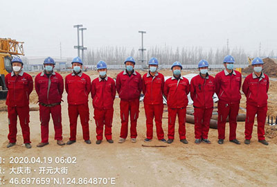 抗疫克難，凝心聚力——工地上的早會(huì)！  